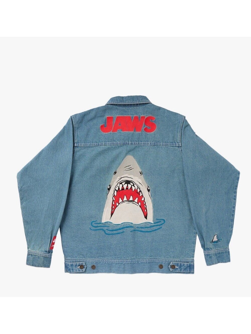 Cakeworthy JAWS DENIM JACKET Size Large (UNISEX FIT)